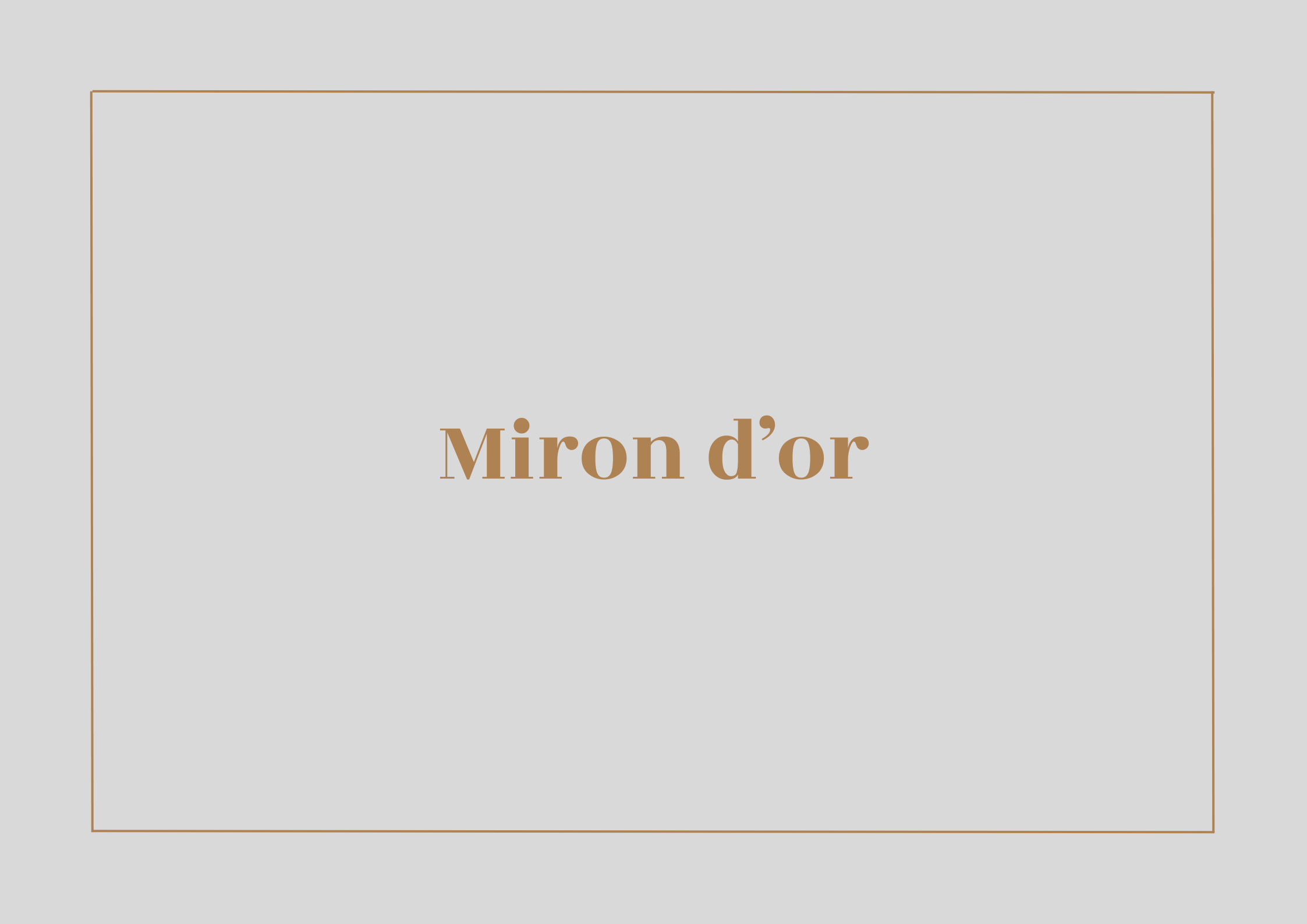 Miron d’or